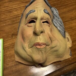Vintage 2000 Paper Magic Group George W Bush Halloween Mask Latex Rare Y2K